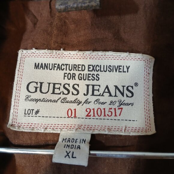 Guess Jeans Leather Jacket - Picture 5 of 10